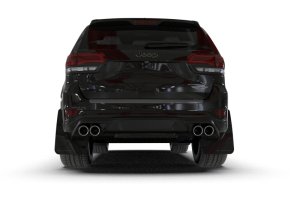Jeep Grand Cherokee SRT Mud Flap - Rally Armor - UR Black with White Logo - Black - `18-`22